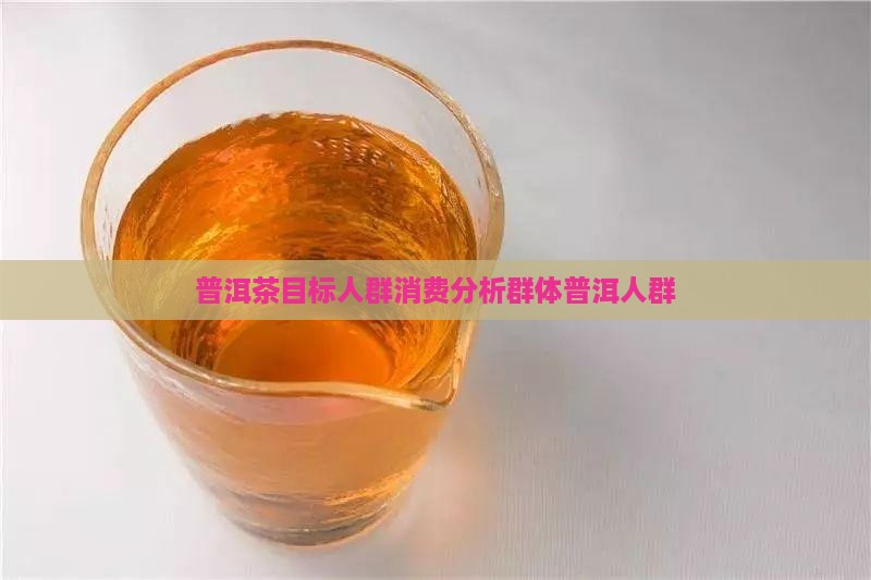 普洱茶的推介会的目标人群