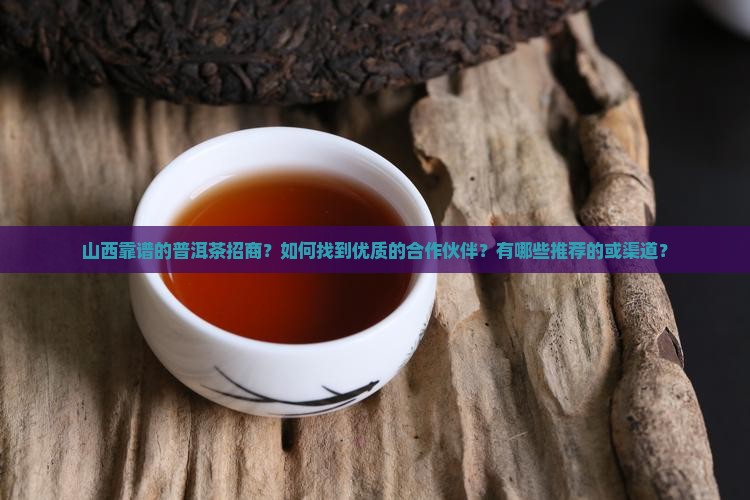 山西靠谱的普洱茶招商？如何找到优质的合作伙伴？有哪些推荐的或渠道？