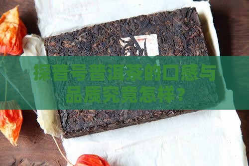 探普号普洱茶的口感与品质究竟怎样？