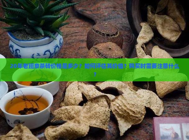 20年老班章茶砖价格是多少？如何评估其价值？购买时需要注意什么？