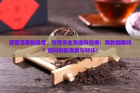 源普洱茶的品质、饮用安全及选购指南：真的能喝吗？如何辨别真假与好坏？