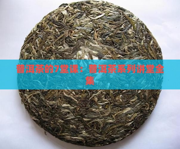 普洱茶的7堂课：普洱茶系列讲堂全集
