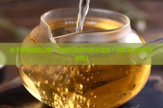 关于普洱茶的记载？哪些历史资料有所提及？其发展过程是怎样的？