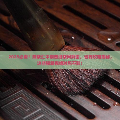 陈茶汇中期普洱茶网