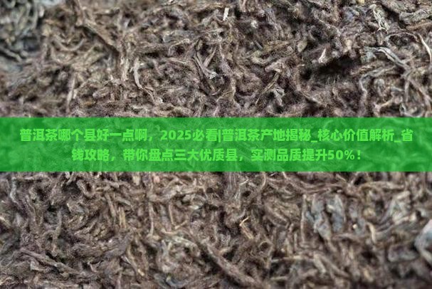 普洱茶哪个县好一点啊