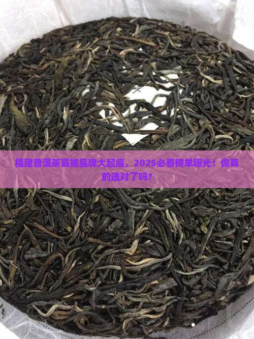福建高端的普洱茶品牌排行