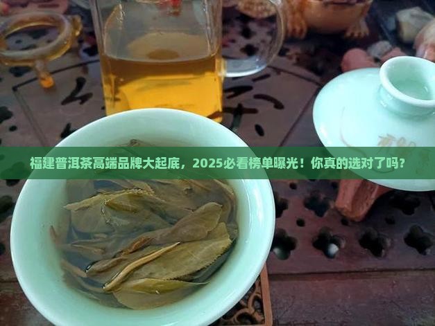 福建高端的普洱茶品牌排行