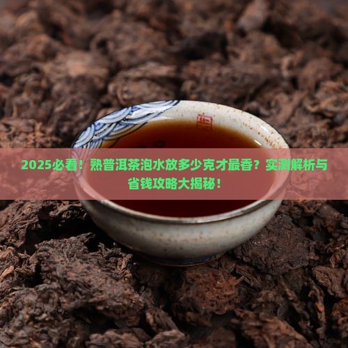 熟普洱茶泡水放多少克合适