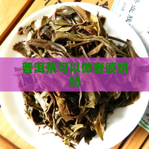 普洱茶可以做老婆饼吗