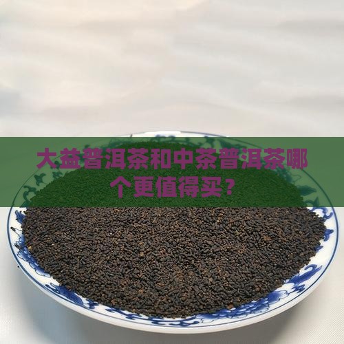 大益普洱茶和中茶普洱茶