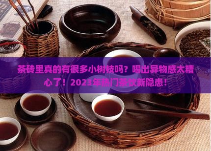 茶砖里有很多小树枝
