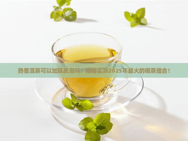 熟普洱茶可以加陈皮泡吗