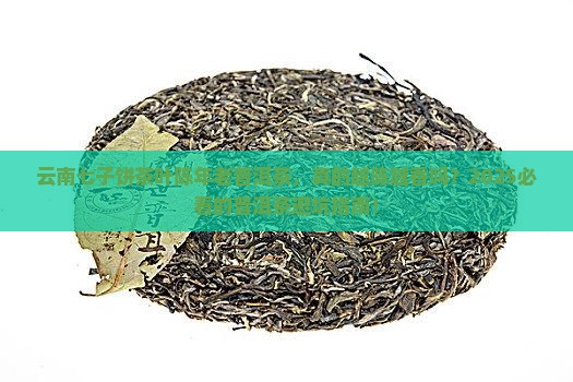 云南七子饼茶叶陈年老普洱茶