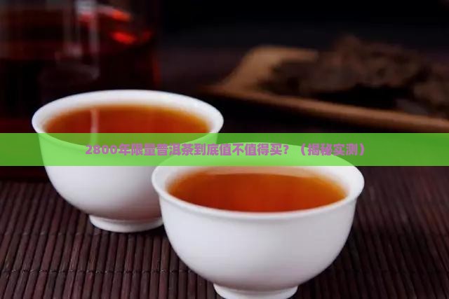 2800年限量普洱茶