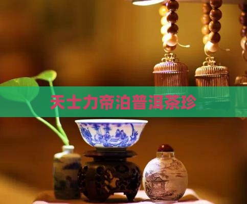 天士力人参普洱茶珍