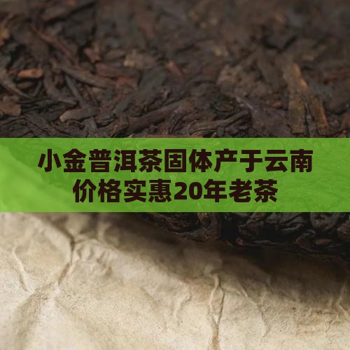 20年小金沱普洱茶