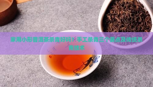 家用小形普洱茶杀青