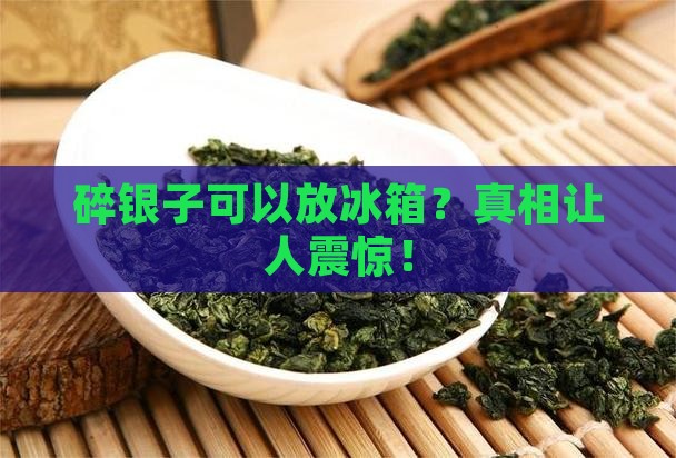 碎银子可以放冰箱