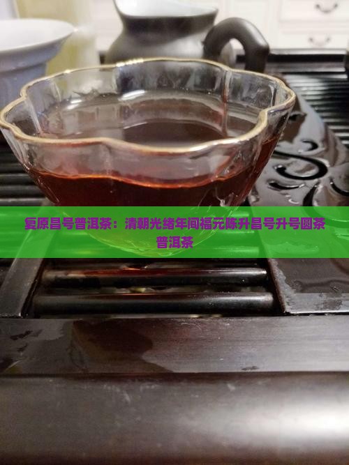 复原昌号普洱茶