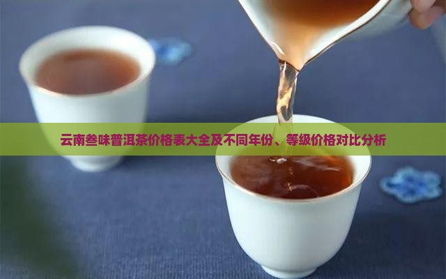 云南叁味普洱茶价格表大全及不同年份、等级价格对比分析