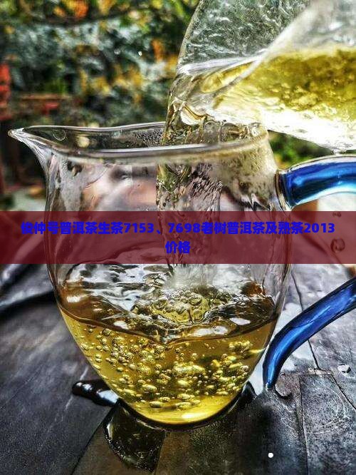 俊仲号普洱茶生茶7153、7698老树普洱茶及熟茶2013价格