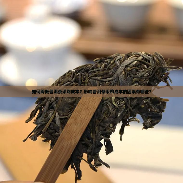 如何降低普洱茶采购成本？影响普洱茶采购成本的因素有哪些？
