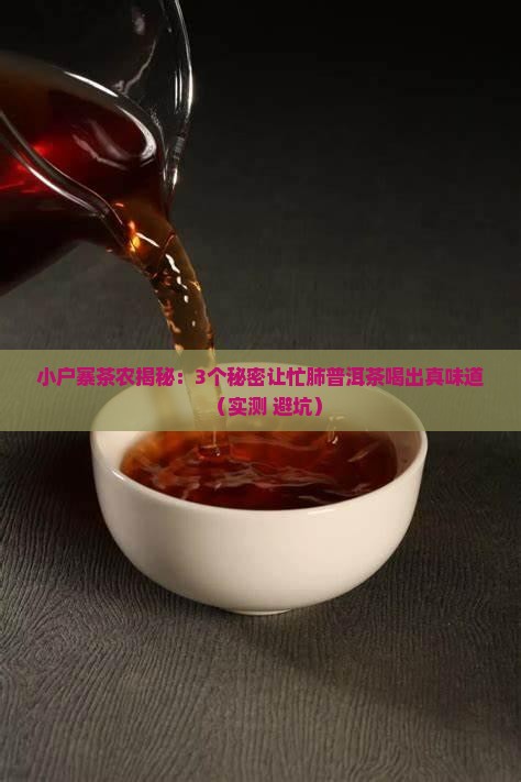 小户寨与忙肺普洱茶