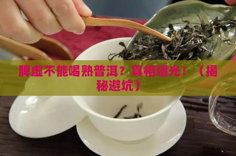 脾虚不可以喝熟普洱茶吗为什么