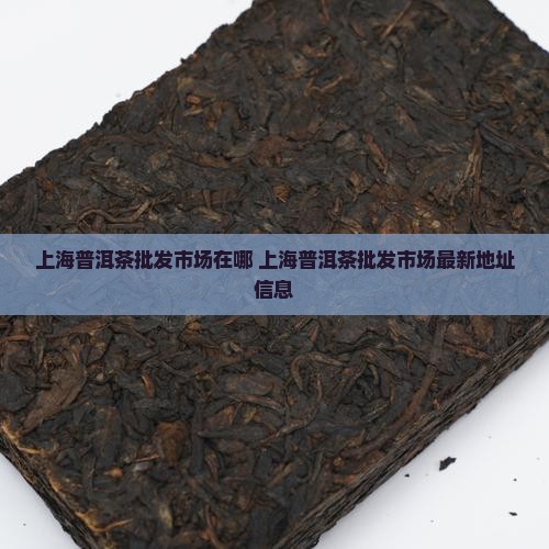 上海普洱茶批发市场在哪
