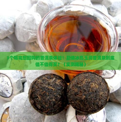 勐傣冰岛玉润普洱茶