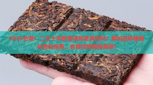 二三十年的普洱茶是真的吗