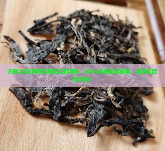 方爵士高顶茶普洱茶