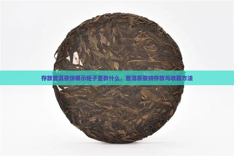 存放普洱茶饼展示柜子里