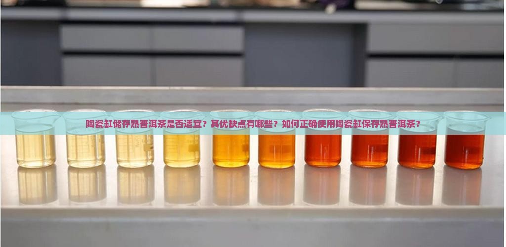 陶瓷缸储存熟普洱茶是否适宜？其优缺点有哪些？如何正确使用陶瓷缸保存熟普洱茶？