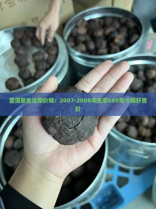 普洱茶金达摩价钱：2007-2008年生茶500克今雨轩售价