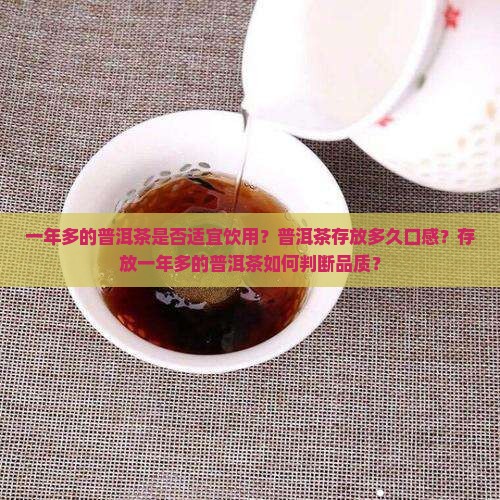 一年多的普洱茶是否适宜饮用？普洱茶存放多久口感？存放一年多的普洱茶如何判断品质？