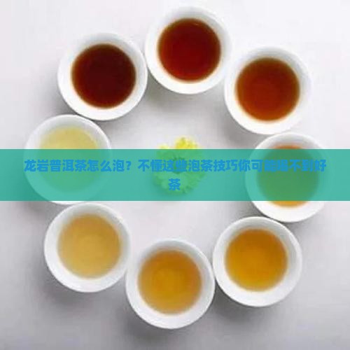 龙岩普洱茶怎么泡？不懂这些泡茶技巧你可能喝不到好茶