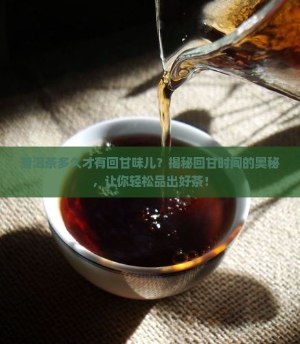 普洱茶多久才有回甘味儿