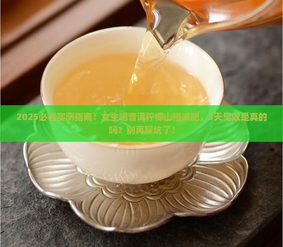 普洱茶柠檬山楂能减肥瘦身