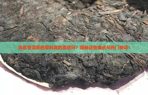 陈皮普洱茶的原料