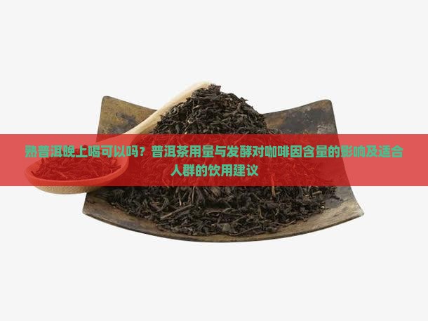 熟普洱晚上喝可以吗