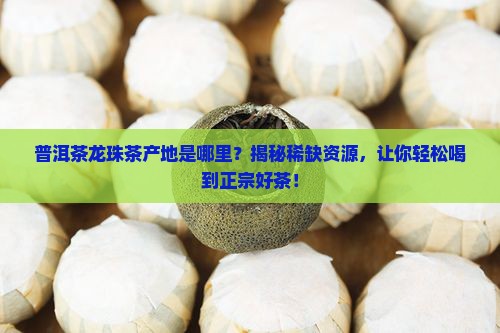 普洱茶龙珠茶的产地