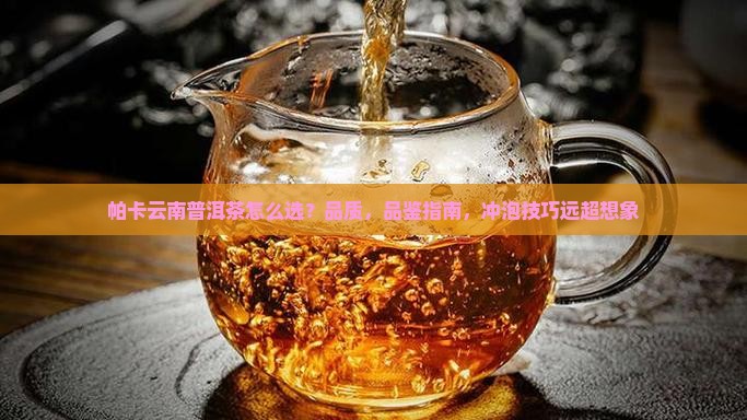 帕卡云南普洱茶