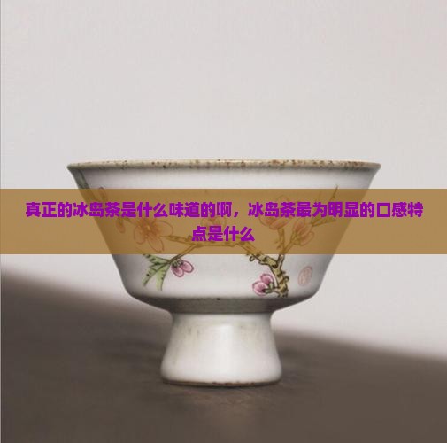 真正的冰岛茶是什么味道的啊