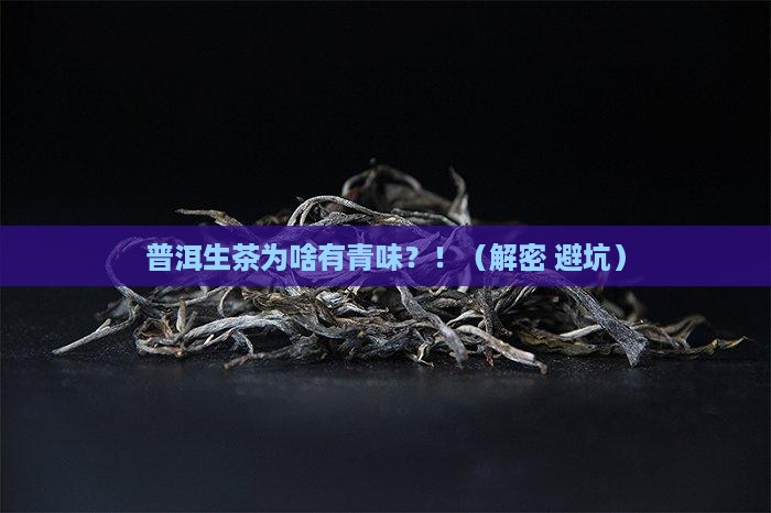 普洱茶生茶为何有青味
