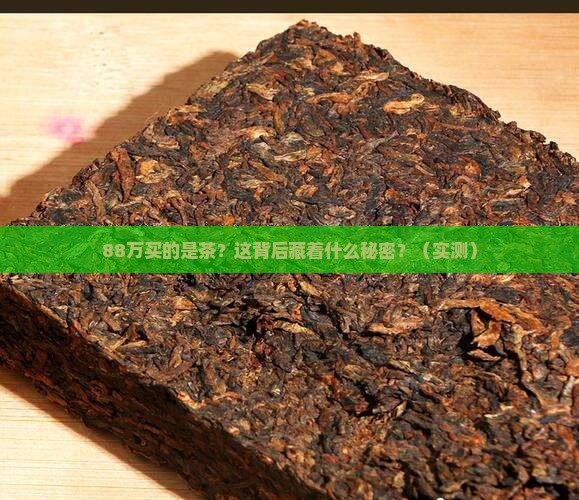 88万元冰岛茶
