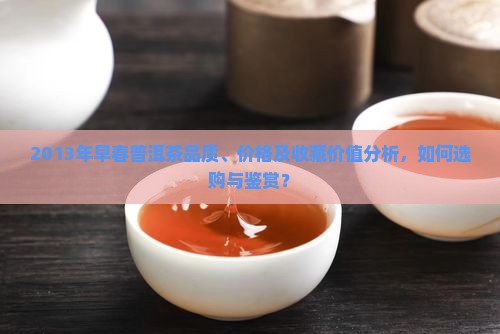 2013年早春普洱茶品质、价格及收藏价值分析，如何选购与鉴赏？