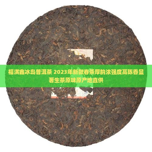 福满鑫冰岛普洱茶 2023年新款春茶厚韵浓强度高陈香显著生茶原味原产地直供