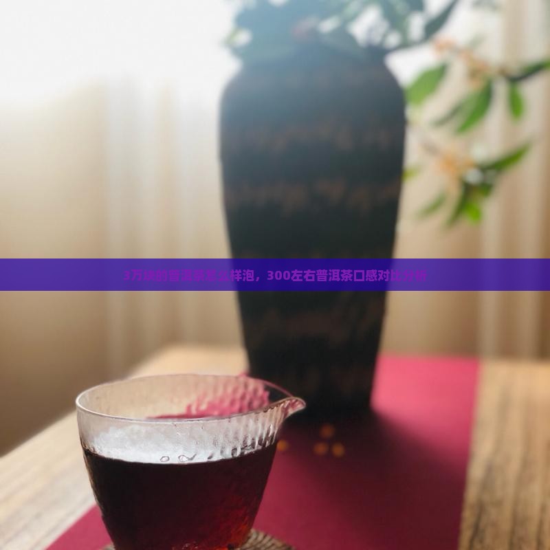 3万块的普洱茶怎么样泡，300左右普洱茶口感对比分析