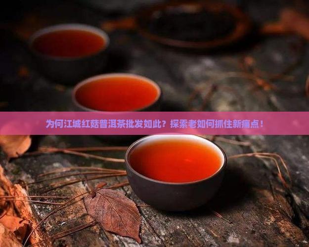 为何江城红菇普洱茶批发如此？探索老如何抓住新痛点！